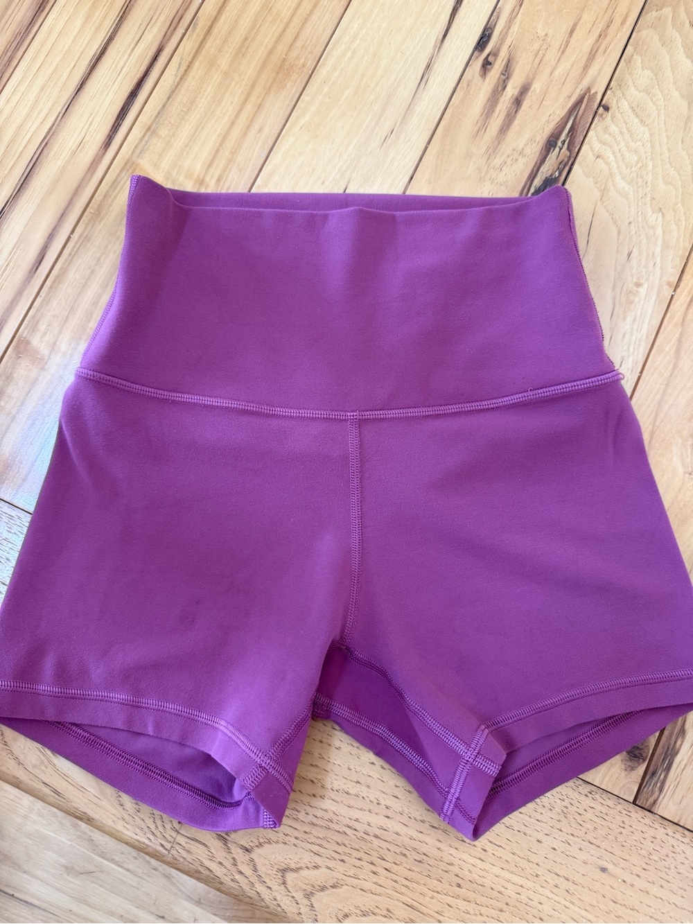 lululemon athletica High-Rise Magenta Workout Shorts